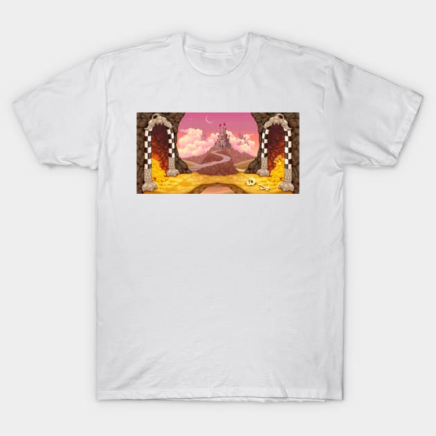 Cave Castle T-Shirt by ddraw